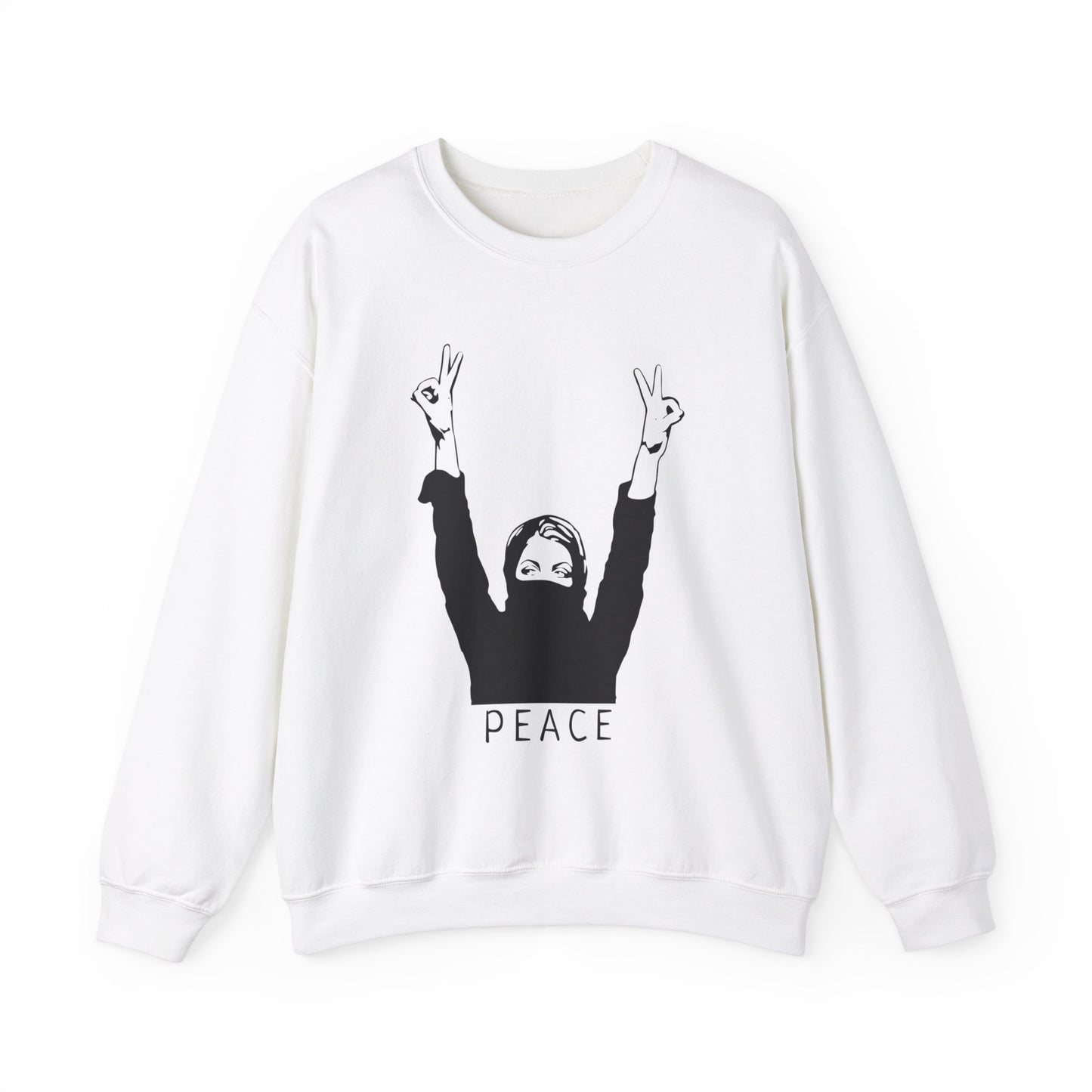 PEACE GIRL CREWNECK