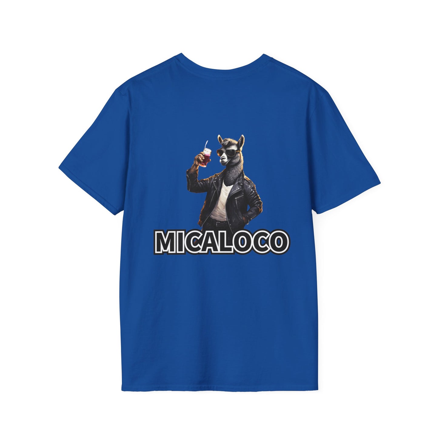 MICALOCO LLAMA BACK LOGO CLASSIC FIT T-SHIRT