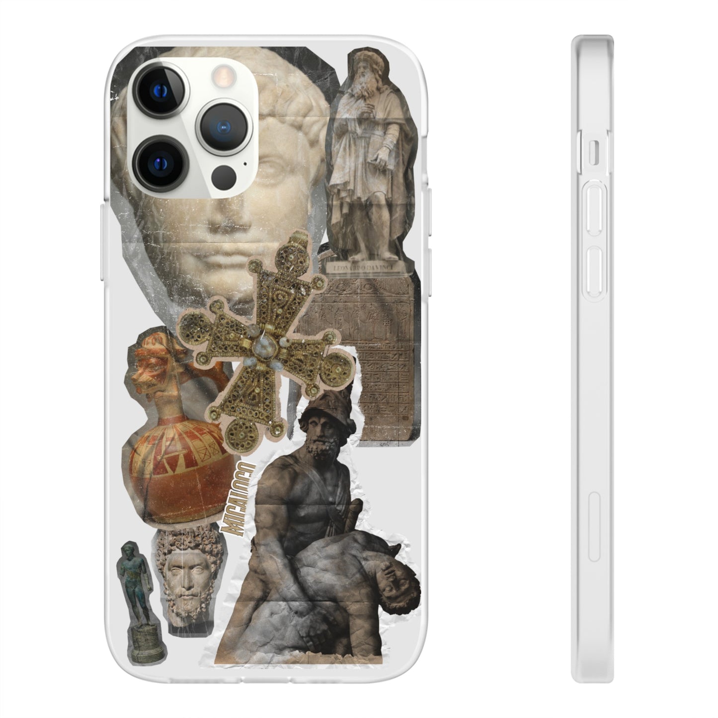VINTAGE STICKER IPHONE FLEXI PHONECASE