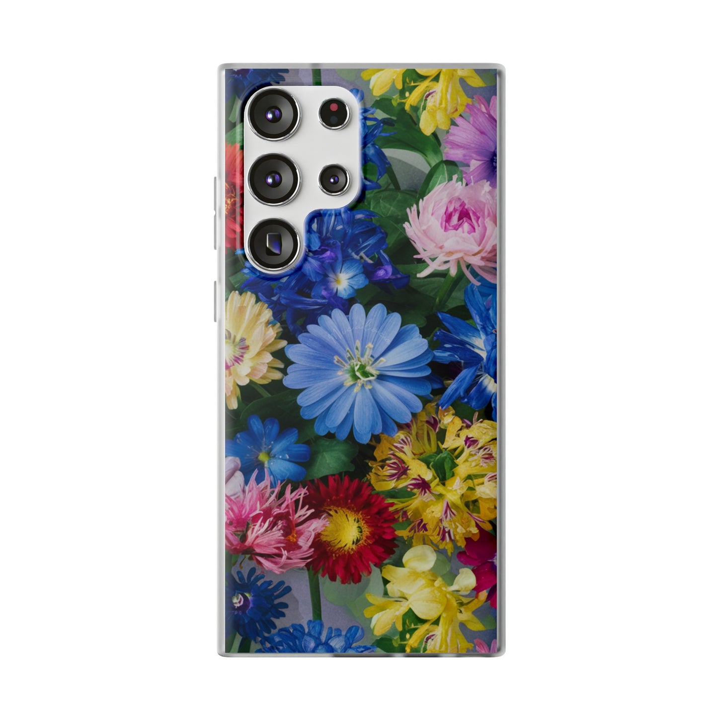 COLOURFUL FLOWER SAMSUNG FLEXI PHONECASE