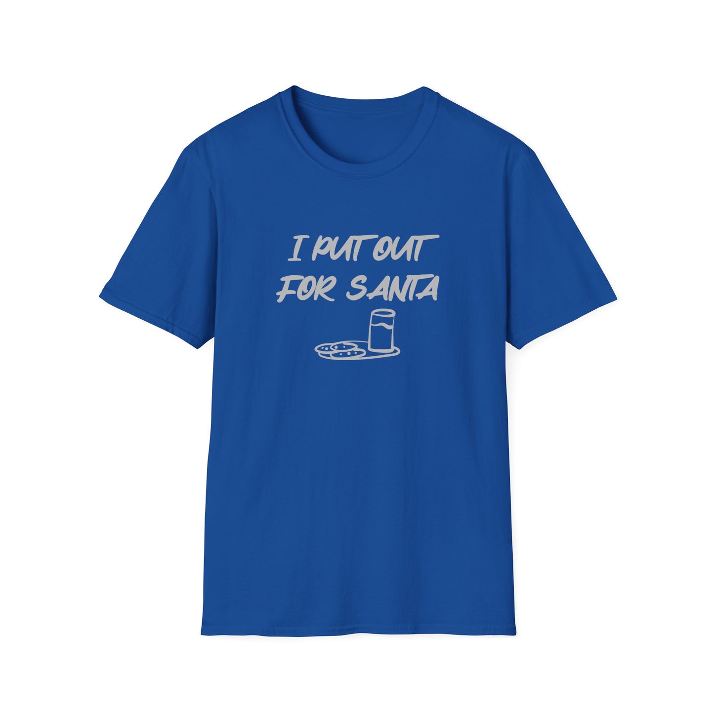 I PUT OUT FOR SANTA CHRISTMAS CLASSIC FIT T-SHIRT (RED)