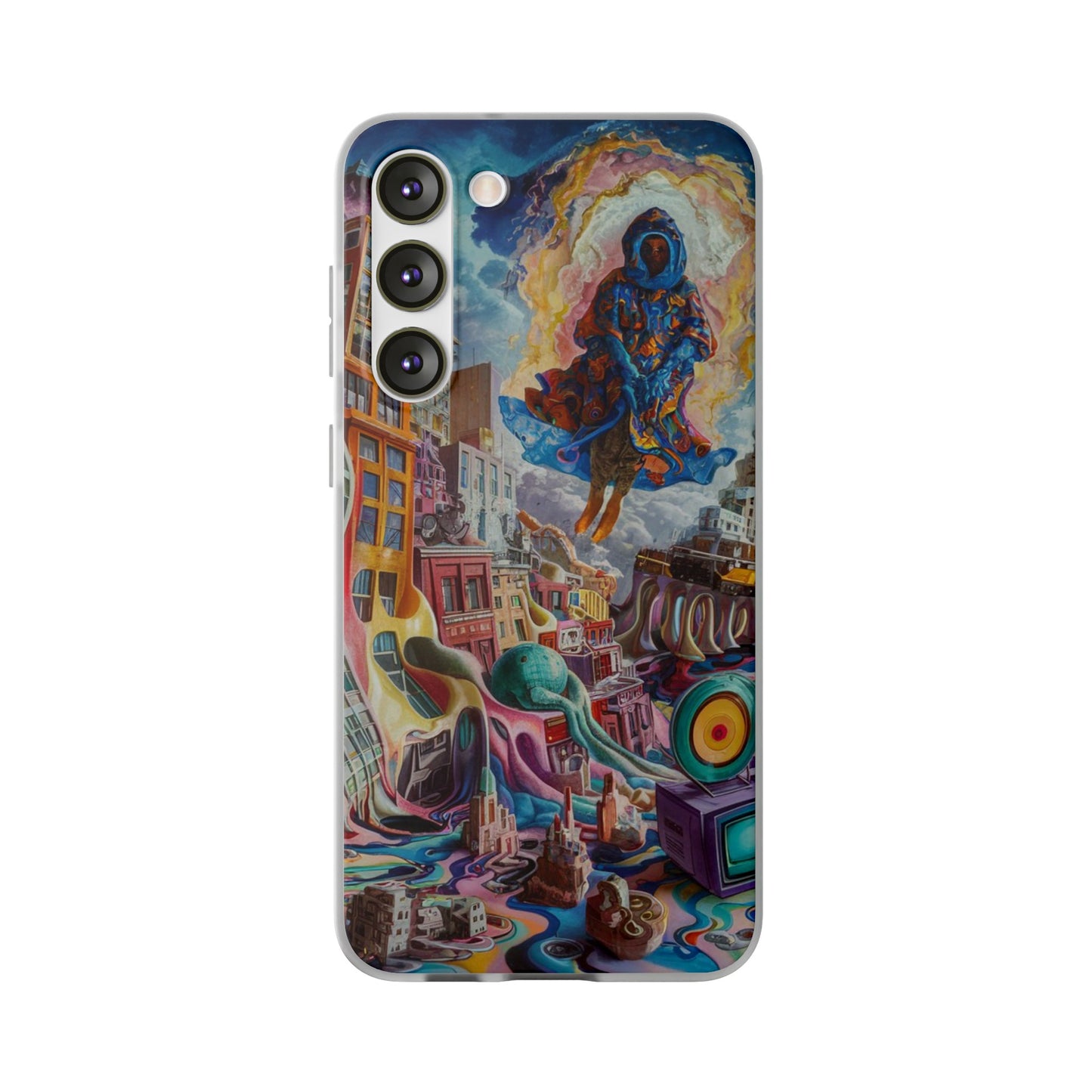DRIPPY CITY ART SAMSUNG FLEXI PHONECASE