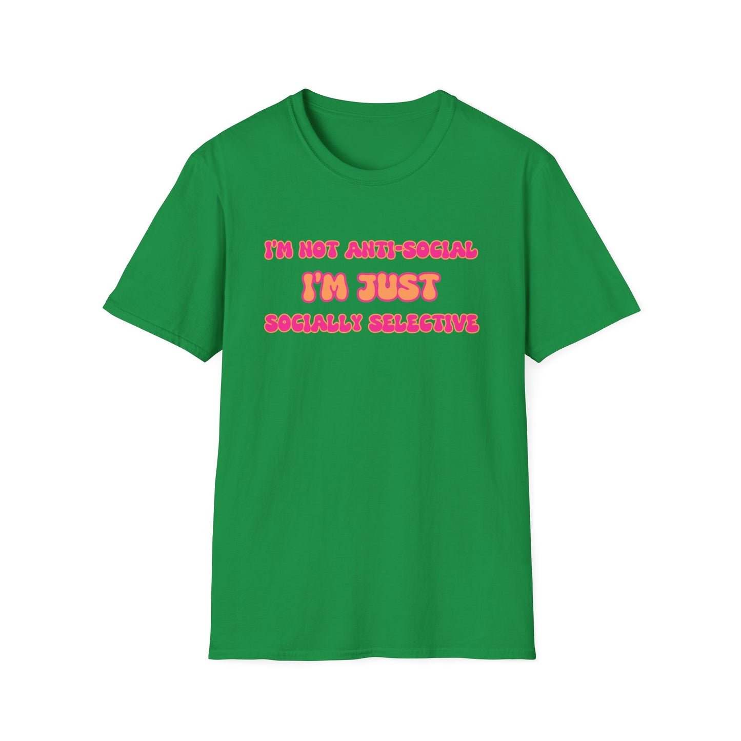 SOCIALLY SELECTIVE COLOURED CLASSIC FIT T-SHIRT