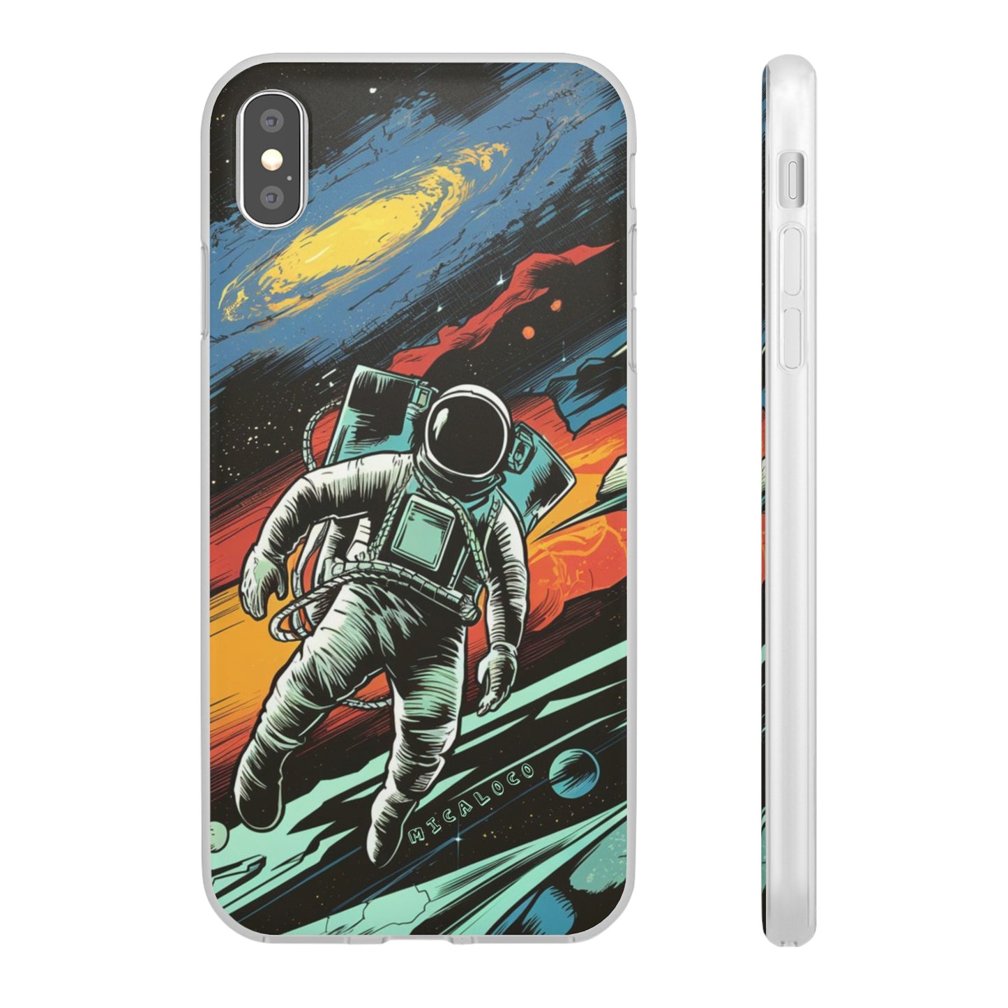 SPACEMAN IPHONE FLEXI PHONECASE