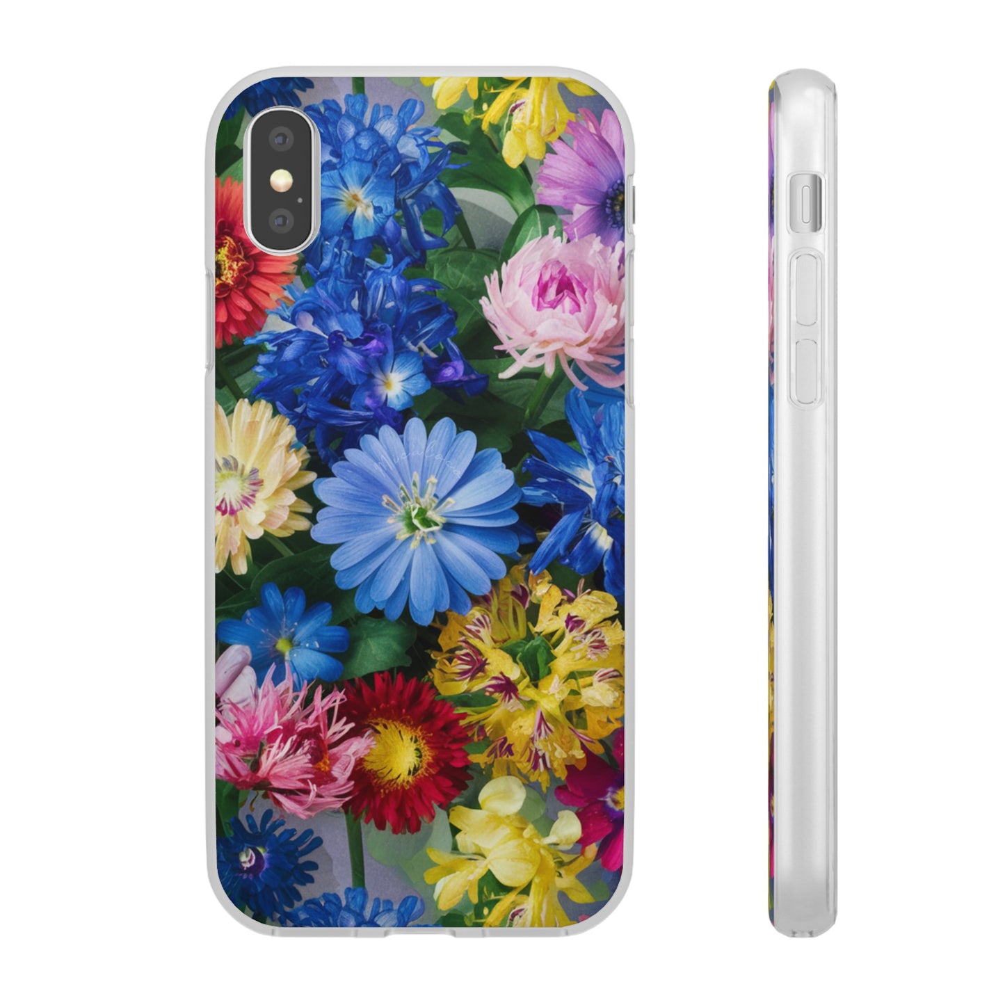 COLOURFUL FLOWER IPHONE FLEXI PHONECASE