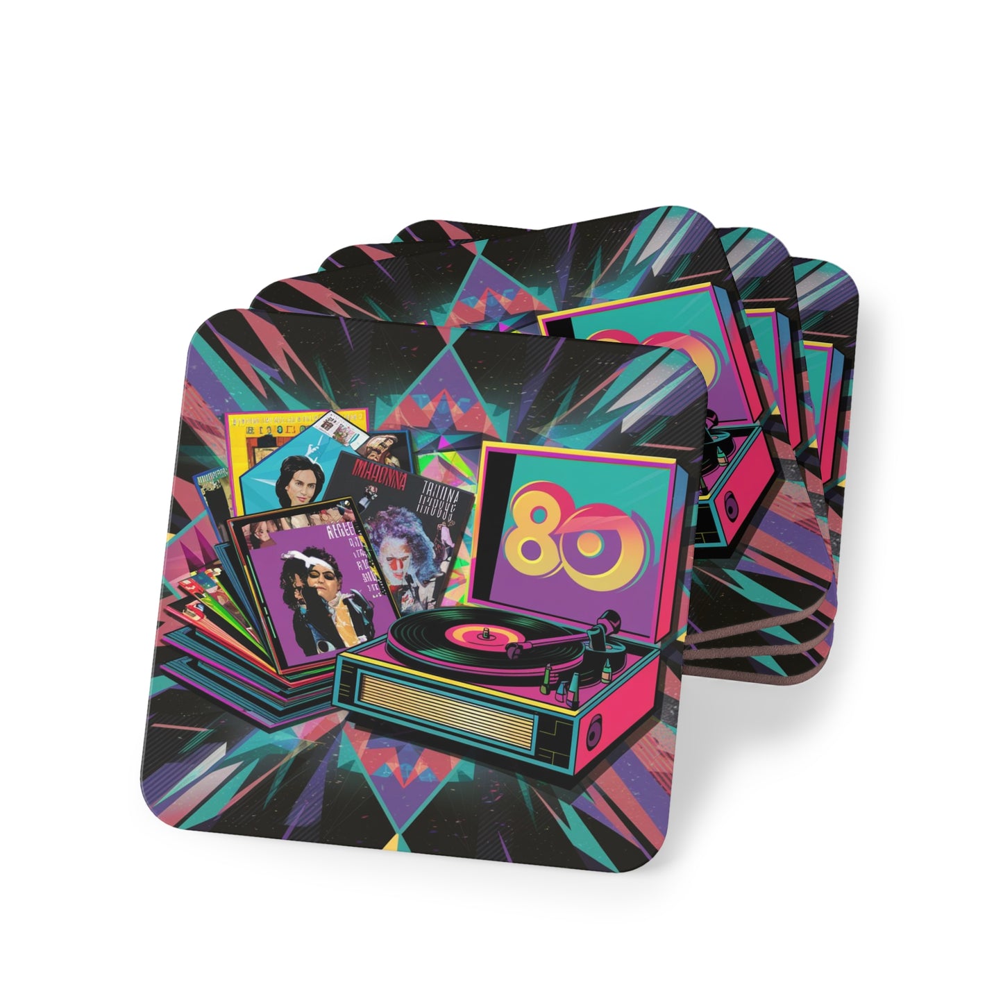 80s INSPIRED COASTER