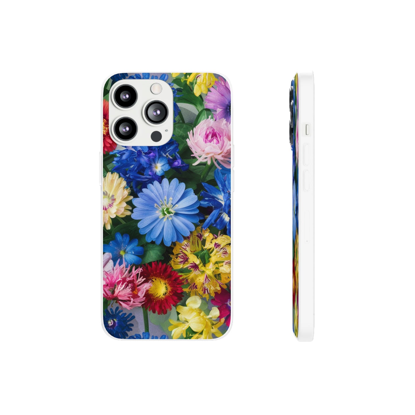 COLOURFUL FLOWER IPHONE FLEXI PHONECASE