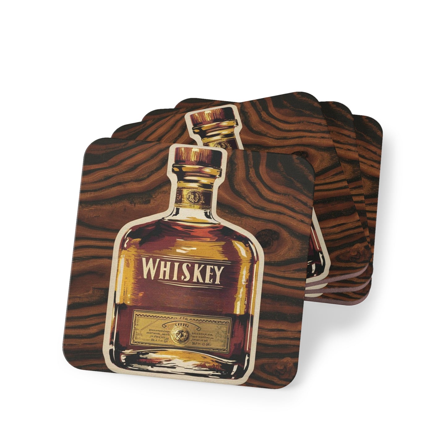 WHISKEY BOTTLE COASTER