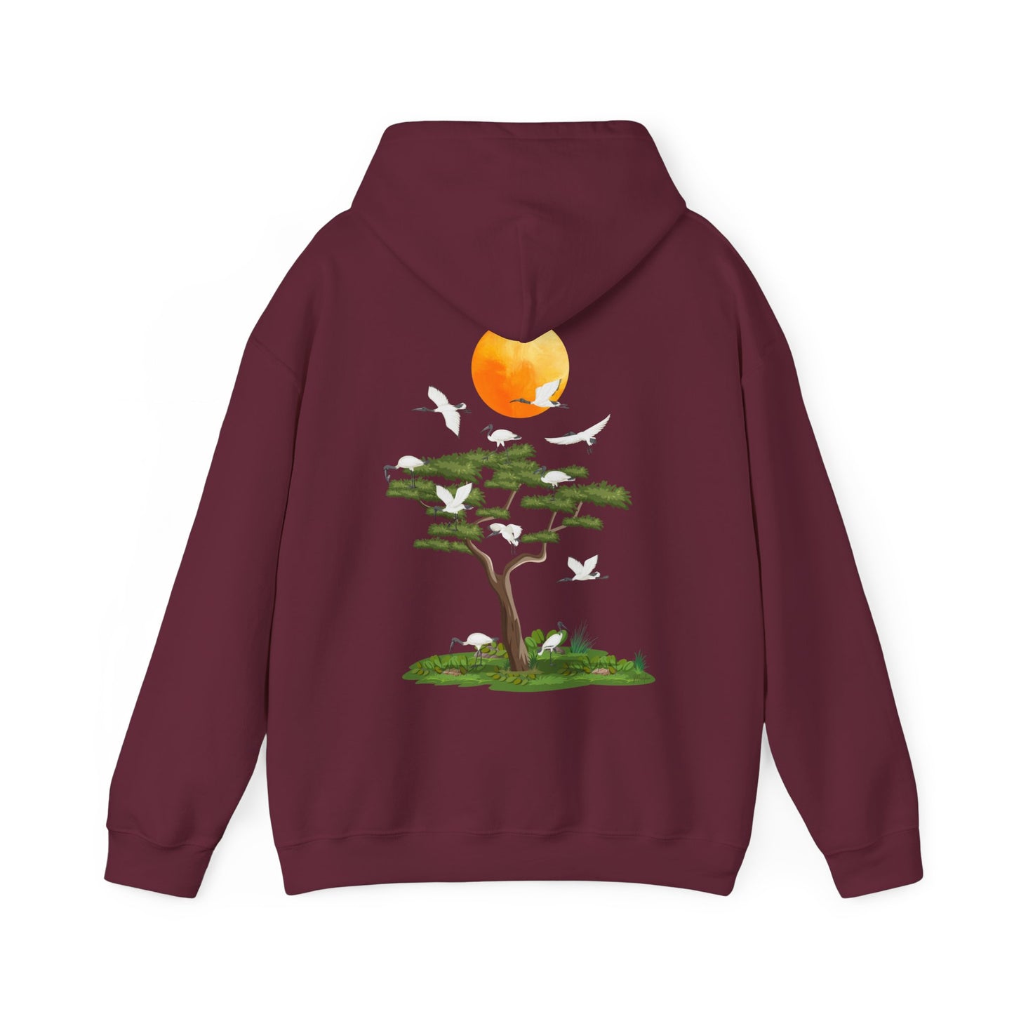 AUSSIE BIN CHICKEN SUNSET CLASSIC HOODIE