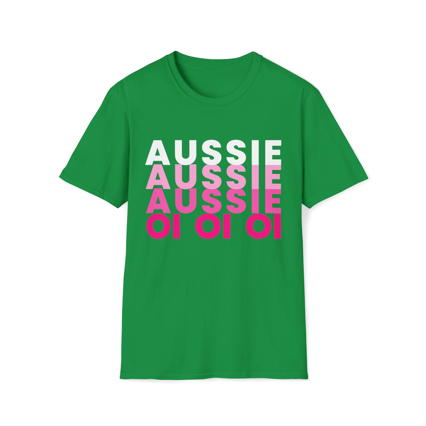 AUSSIE OI (PINK.WHT) T-SHIRT