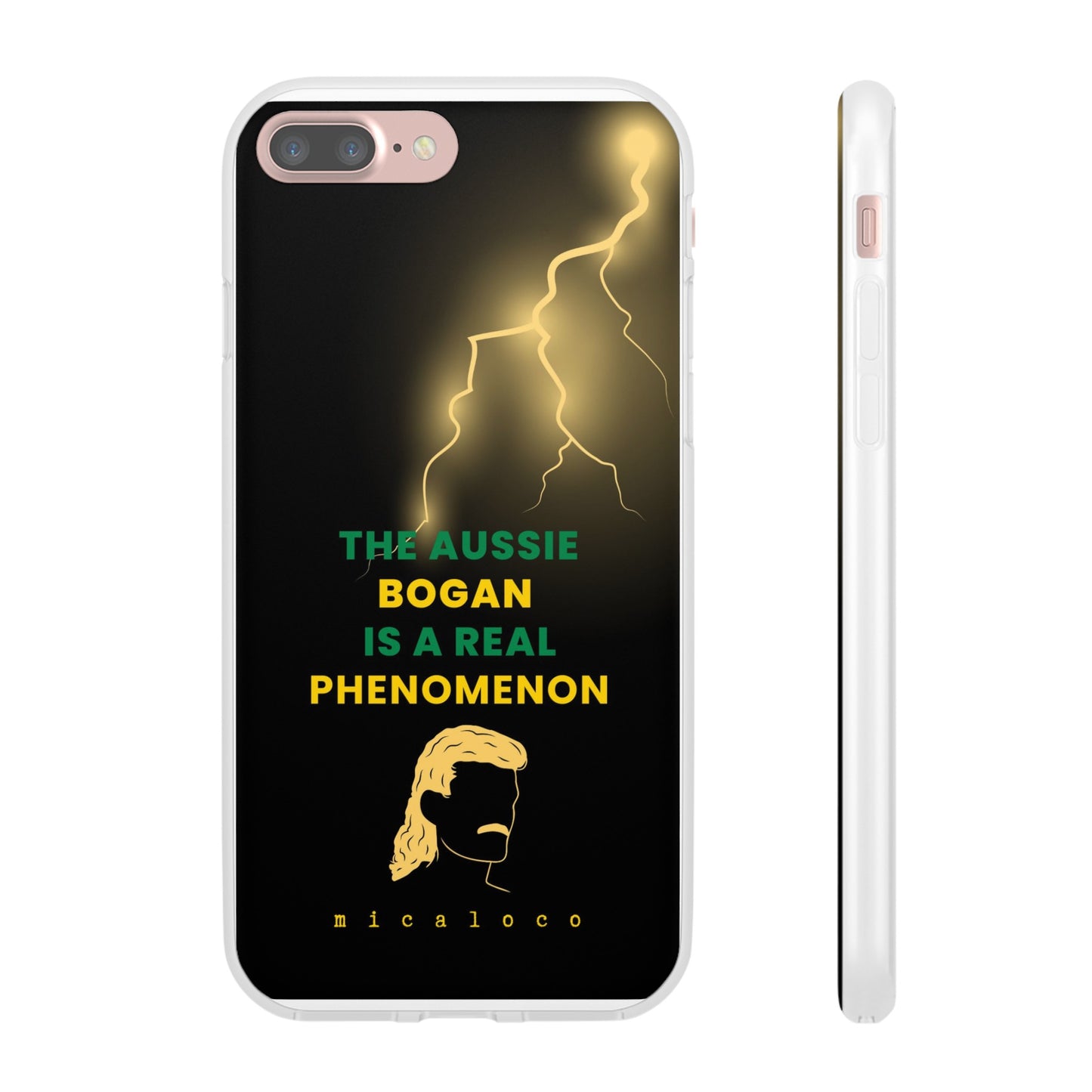 AUSSIE BOGAN PHENOMENON LIGHTENING COLOURED FLEXI PH CASE