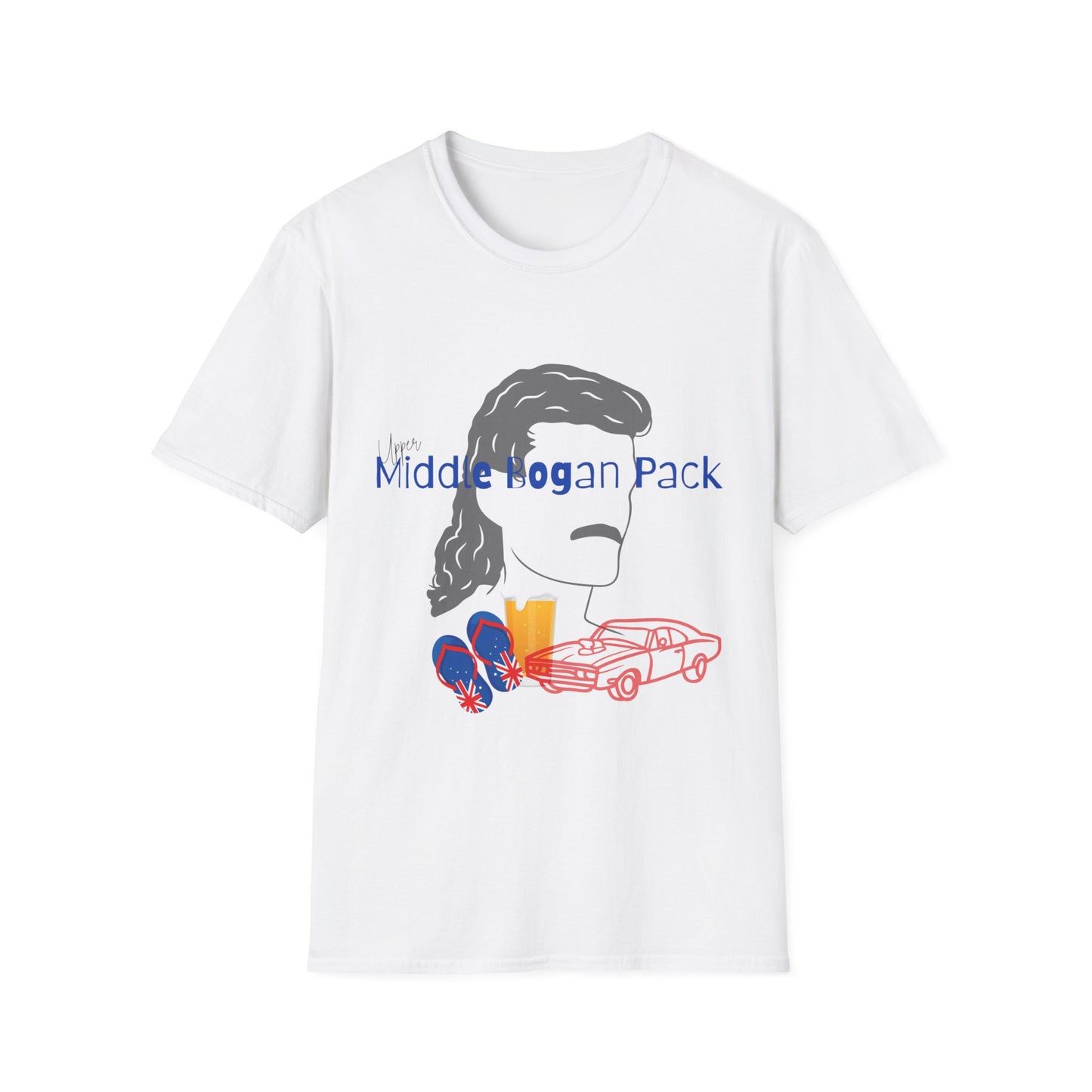 AUSSIE UPPER MIDDLE BOGAN STARTER PACK CLASSIC FIT T-SHIRT