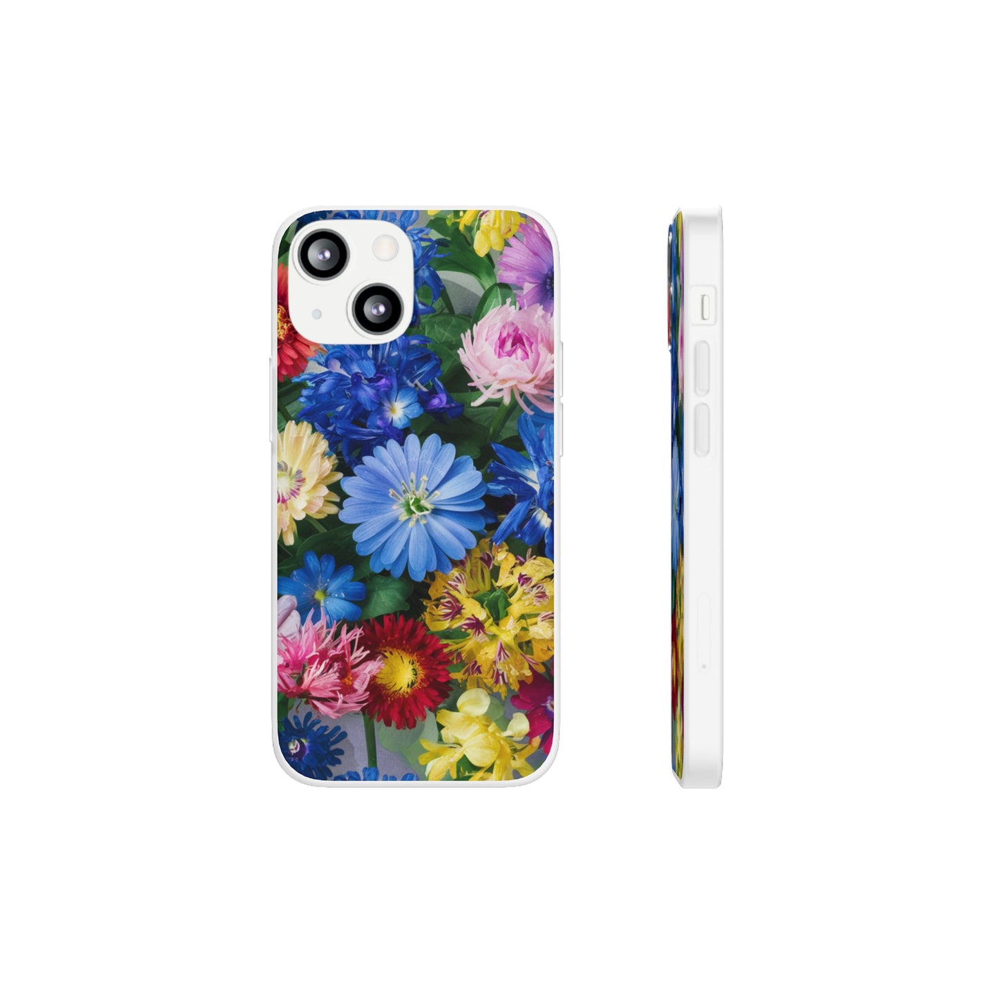 COLOURFUL FLOWER IPHONE FLEXI PHONECASE
