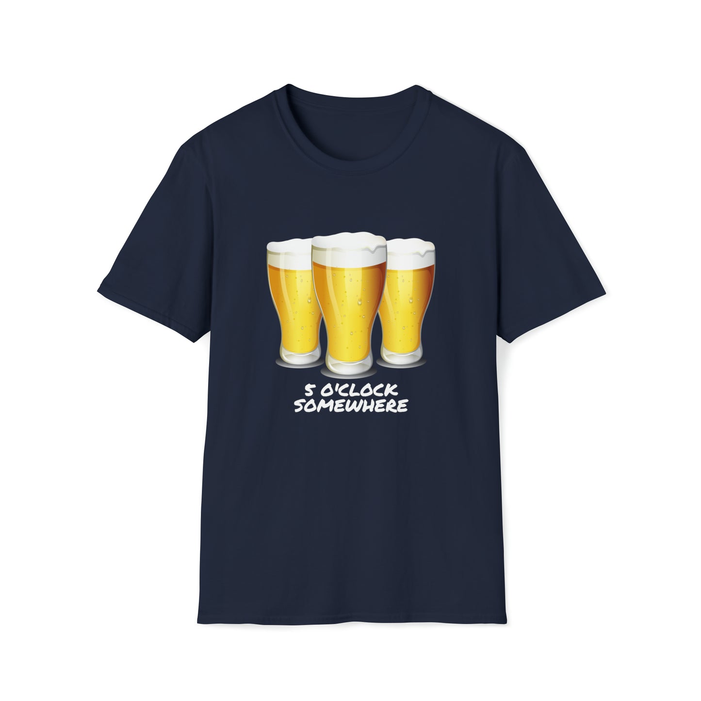 THREE BEERS O'CLOCK T-SHIRT