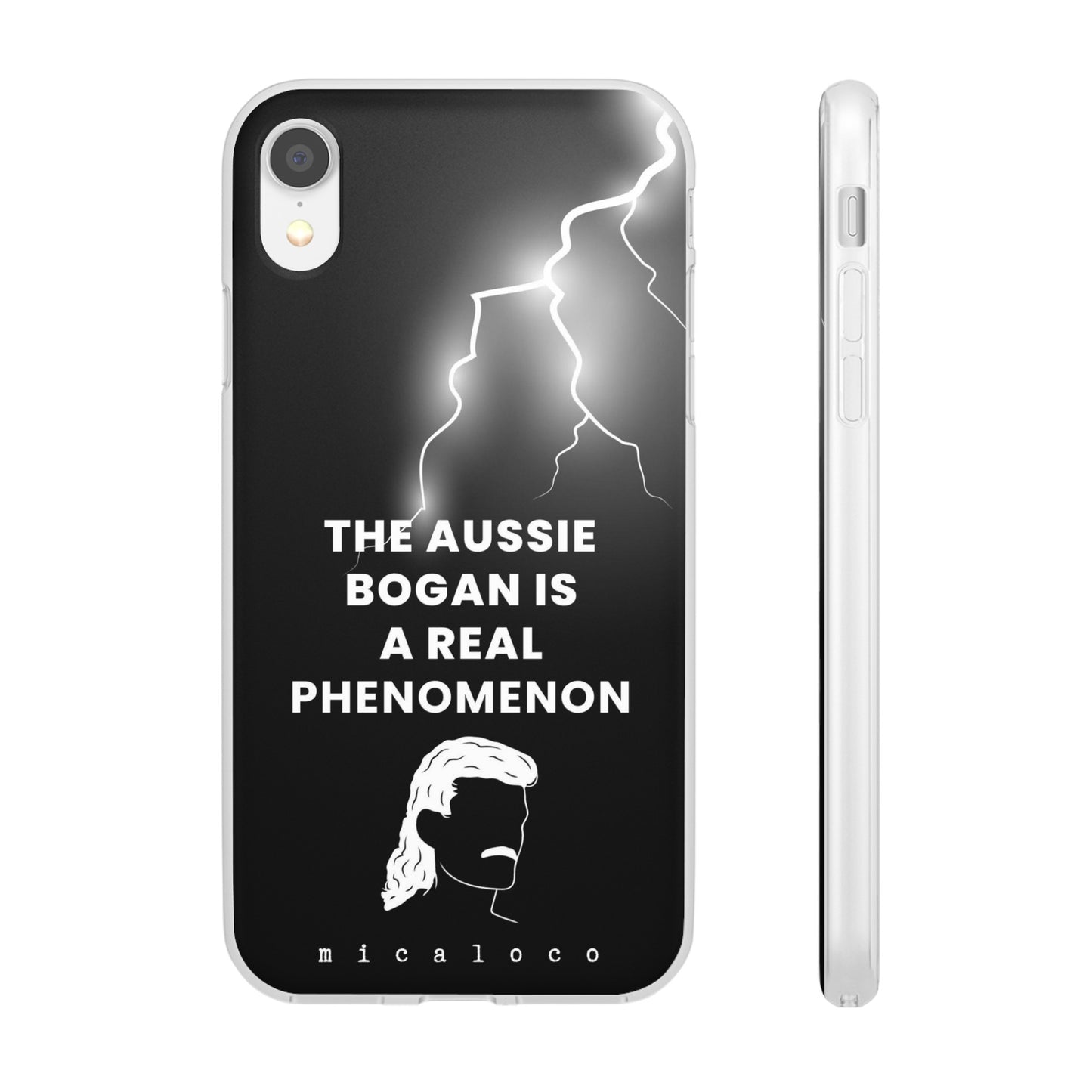 AUSSIE BOGAN PHENOMENON LIGHTENING BLACK FLEXI PH CASE
