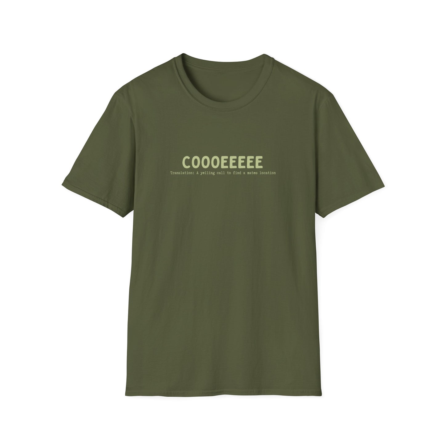 COOOEEEEE (AUSSIE SLANG) CLASSIC FIT T-SHIRT