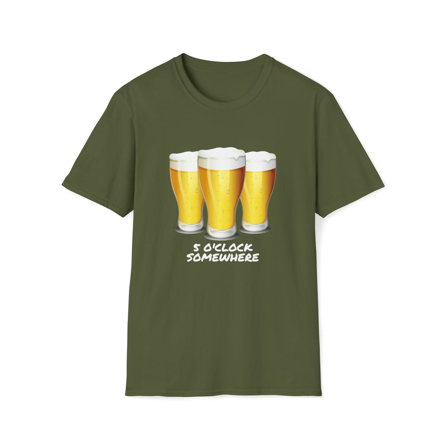 THREE BEERS O'CLOCK T-SHIRT