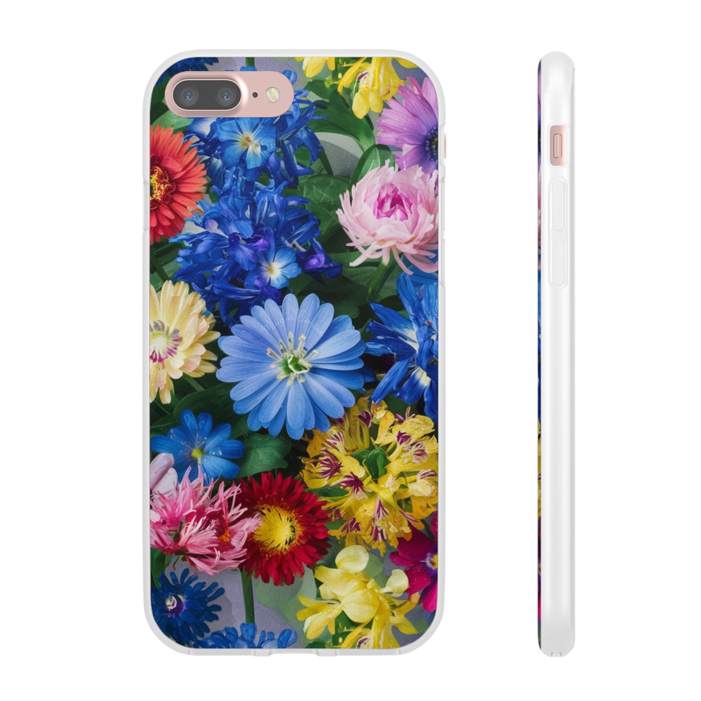 COLOURFUL FLOWER IPHONE FLEXI PHONECASE