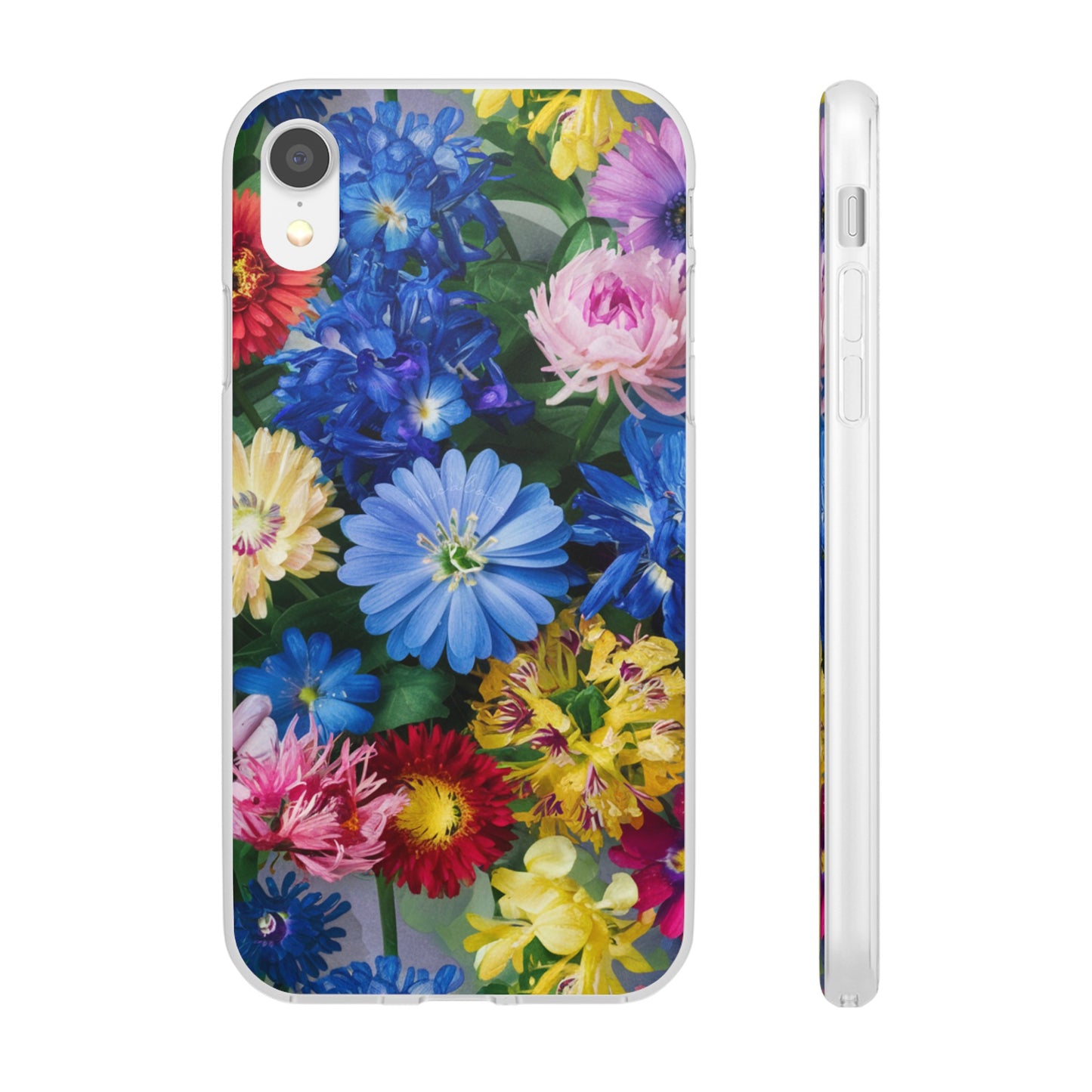 COLOURFUL FLOWER IPHONE FLEXI PHONECASE