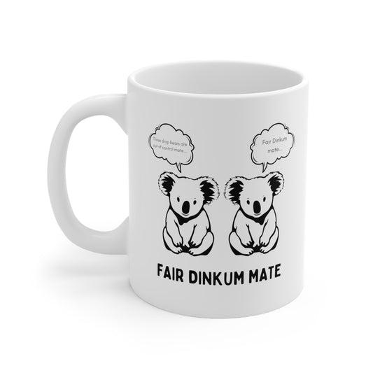 FAIR DINKUM AUSSIE KOALA COFFEE MUG