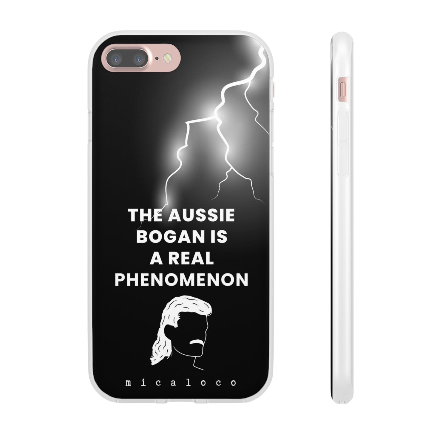 AUSSIE BOGAN PHENOMENON LIGHTENING BLACK FLEXI PH CASE