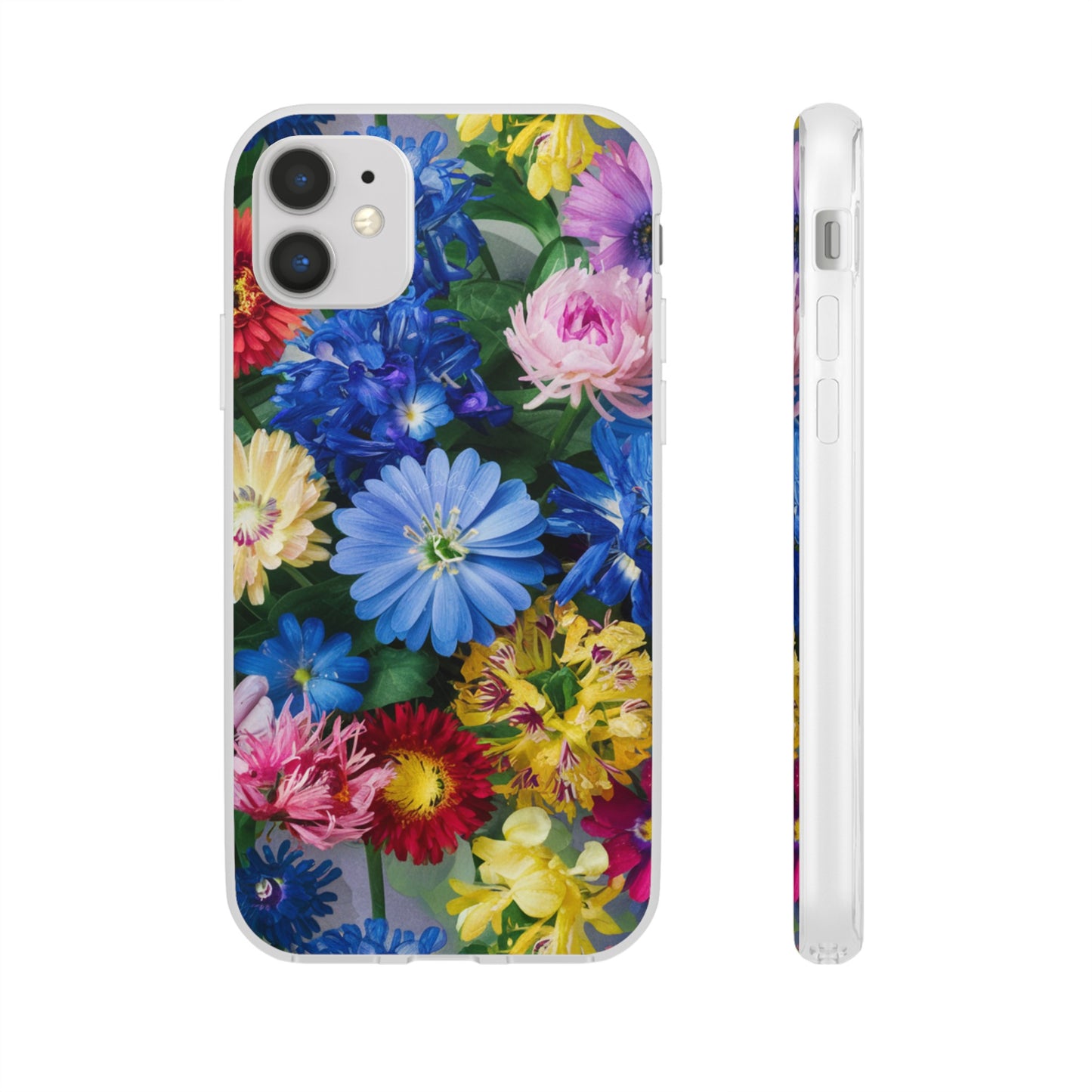 COLOURFUL FLOWER IPHONE FLEXI PHONECASE