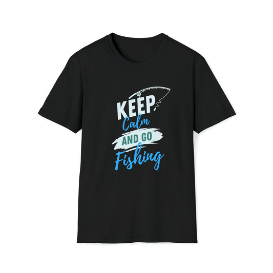 KEEP CALM & GO FISHING T-SHIRT