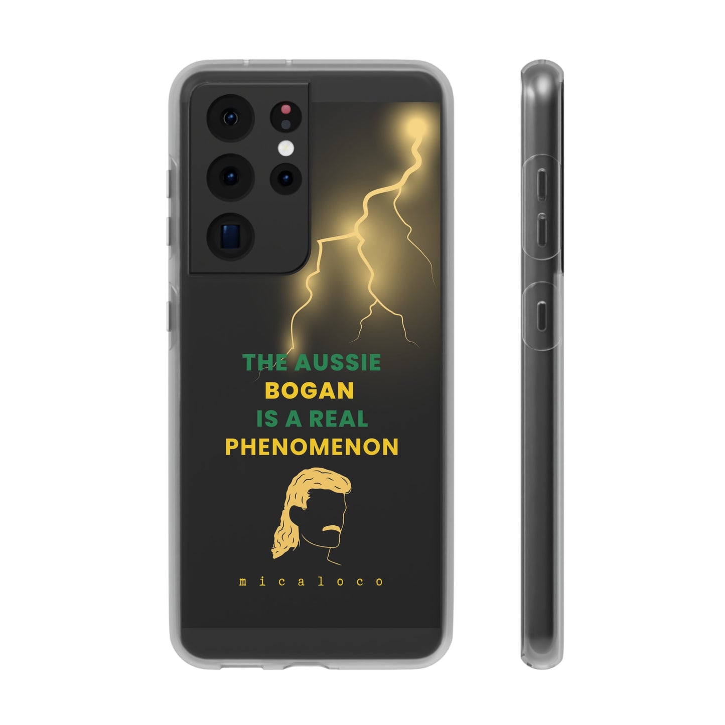 AUSSIE BOGAN PHENOMENON LIGHTENING COLOURED FLEXI PH CASE