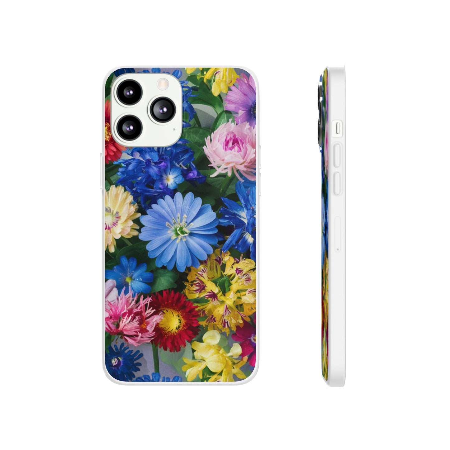 COLOURFUL FLOWER IPHONE FLEXI PHONECASE