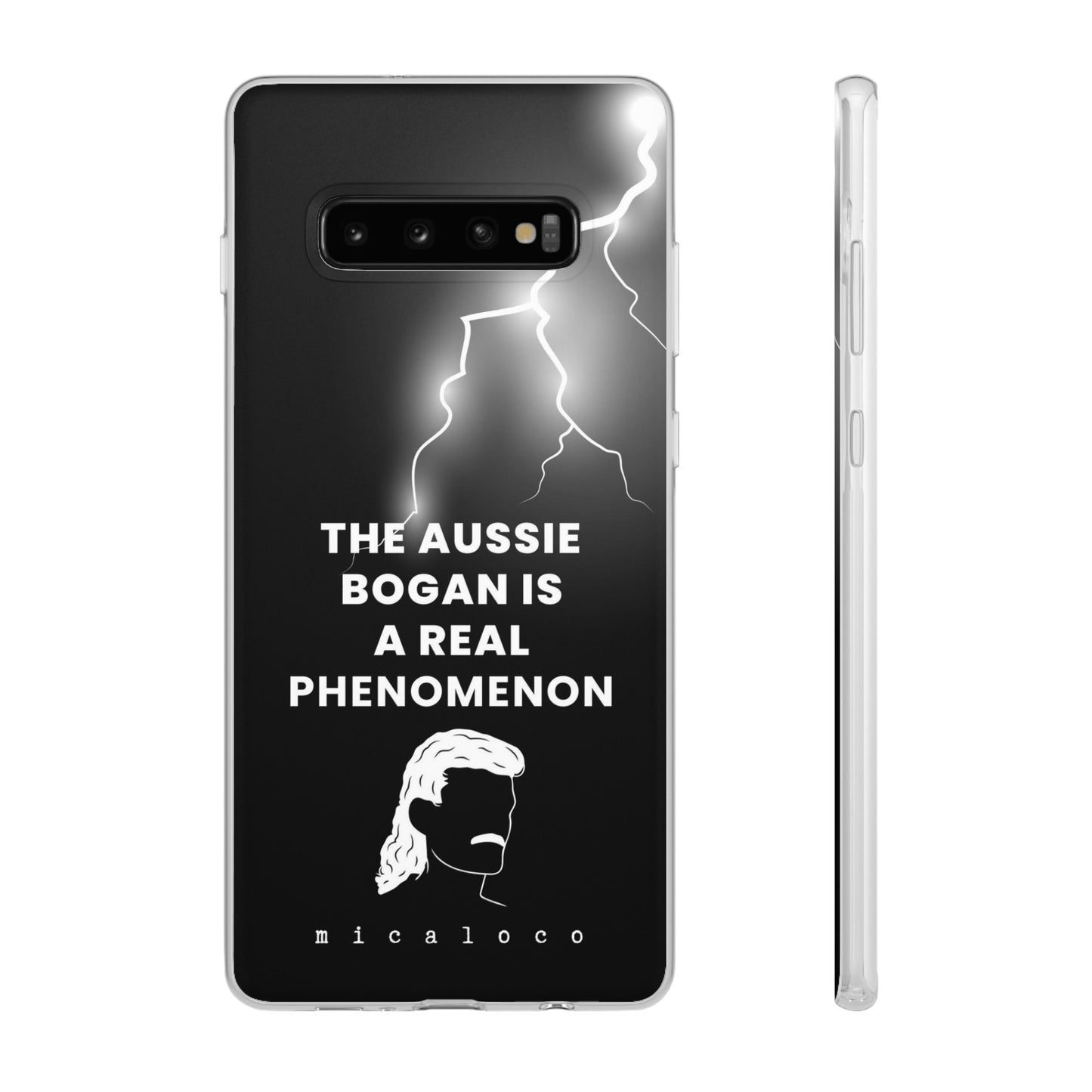AUSSIE BOGAN PHENOMENON LIGHTENING BLACK FLEXI PH CASE