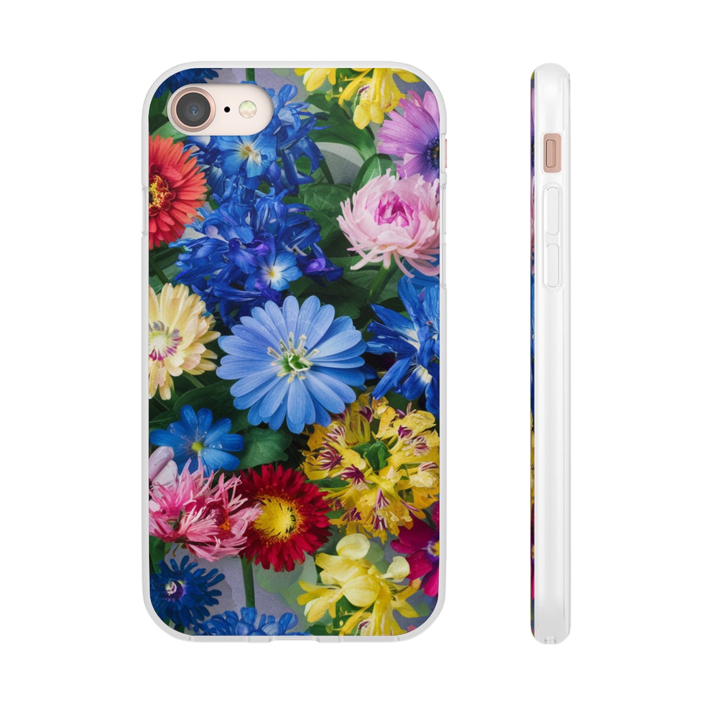 COLOURFUL FLOWER IPHONE FLEXI PHONECASE