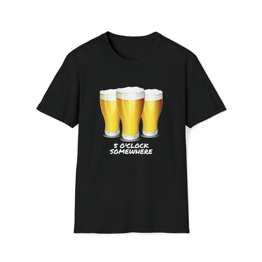 THREE BEERS O'CLOCK T-SHIRT