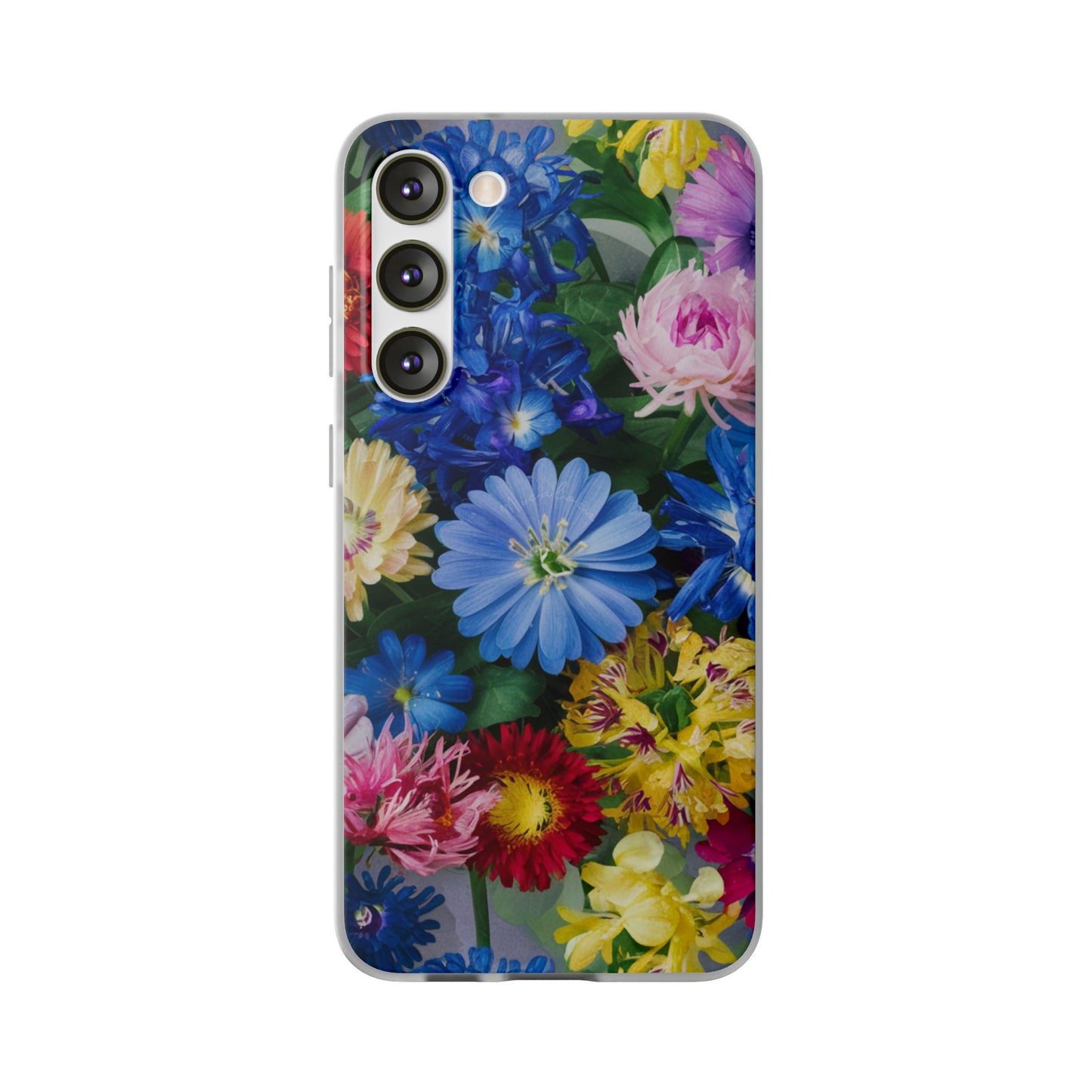 COLOURFUL FLOWER SAMSUNG FLEXI PHONECASE