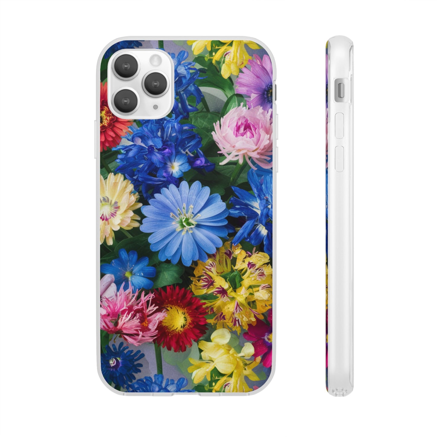 COLOURFUL FLOWER IPHONE FLEXI PHONECASE