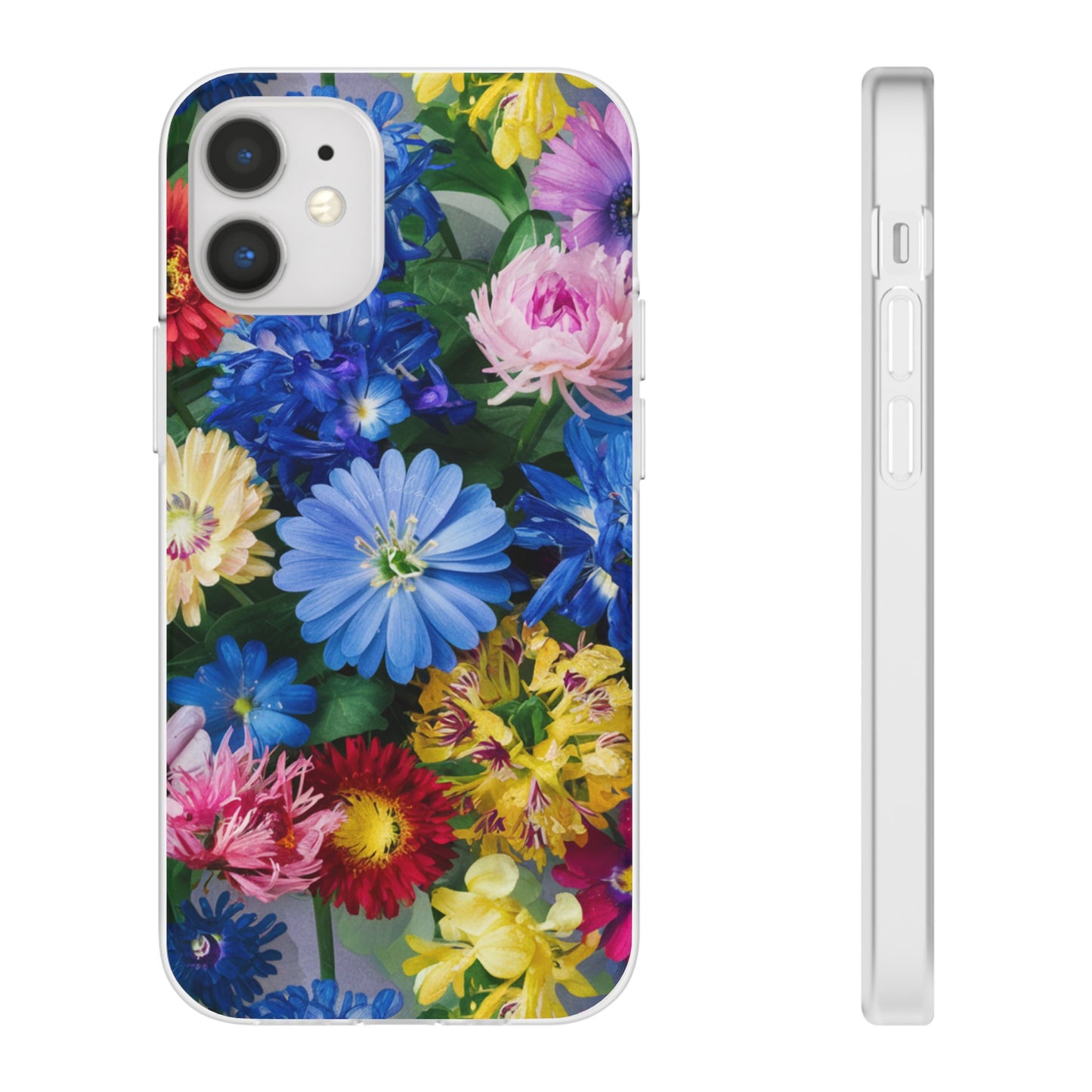 COLOURFUL FLOWER IPHONE FLEXI PHONECASE