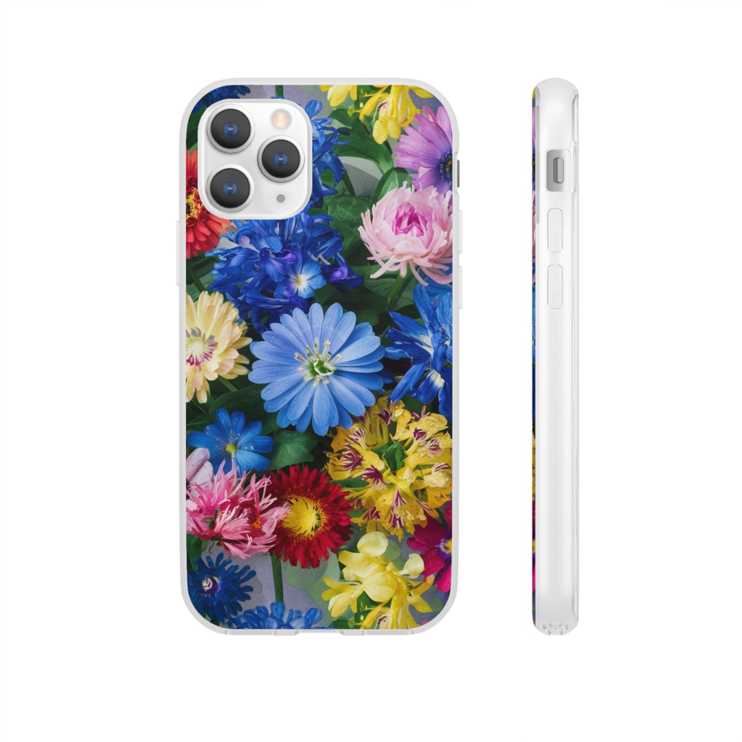 COLOURFUL FLOWER IPHONE FLEXI PHONECASE