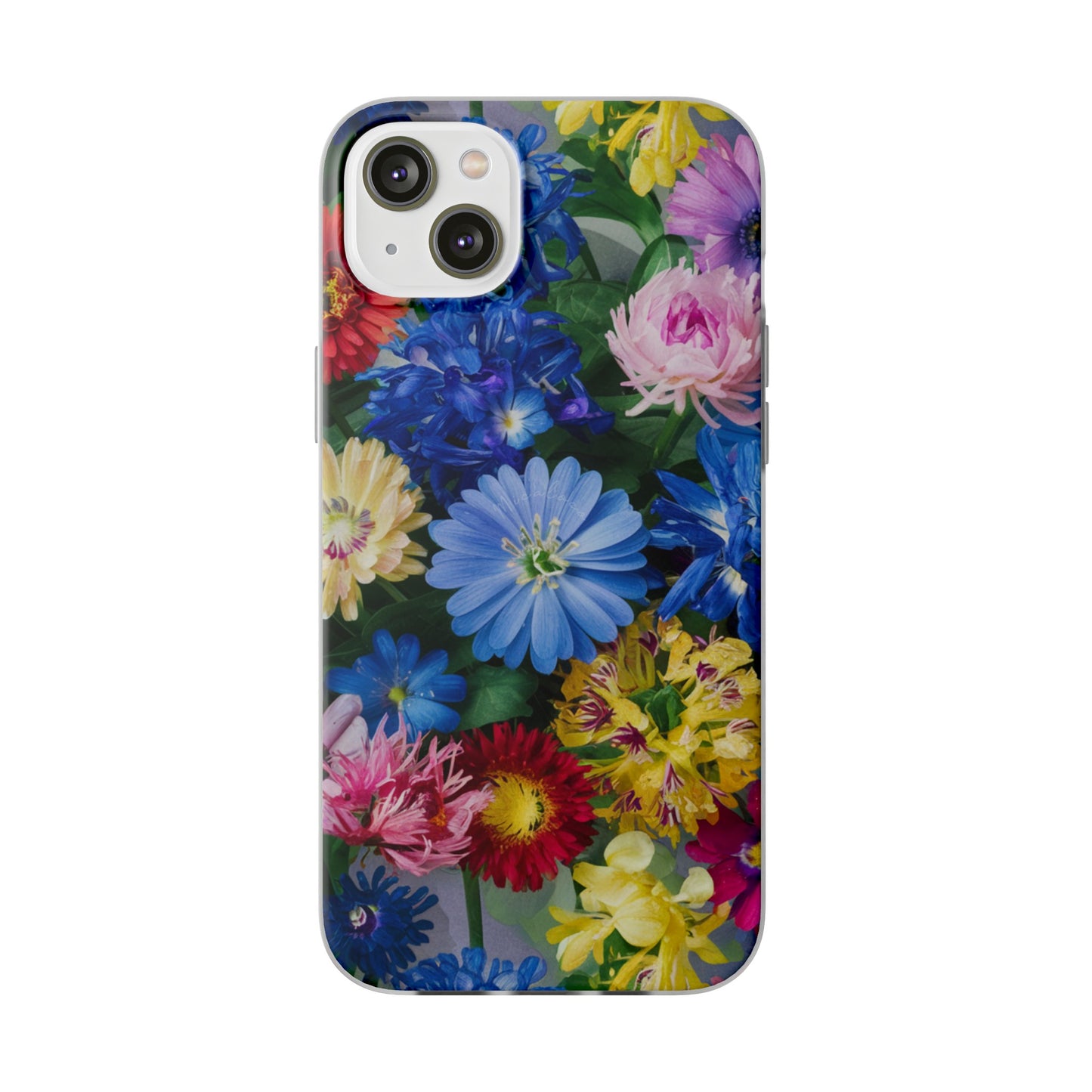 COLOURFUL FLOWER IPHONE FLEXI PHONECASE