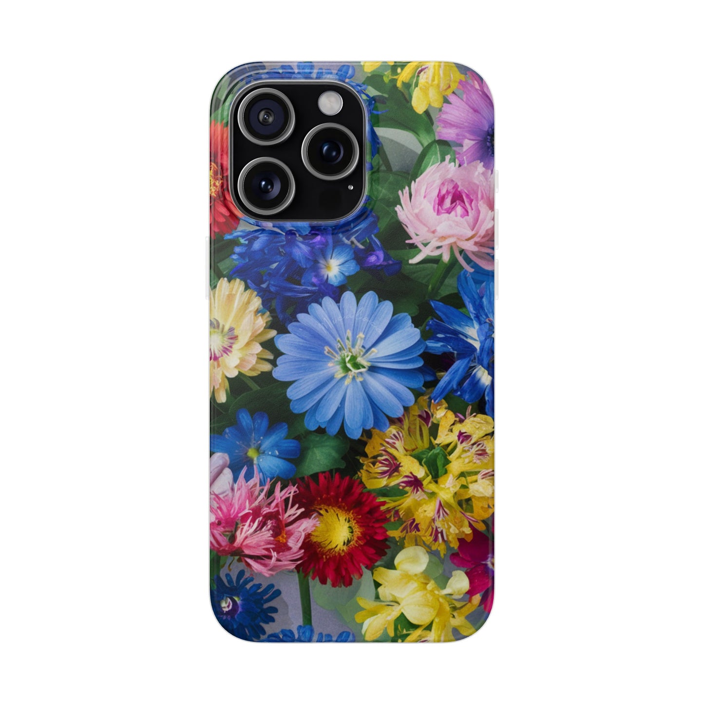 COLOURFUL FLOWER IPHONE FLEXI PHONECASE