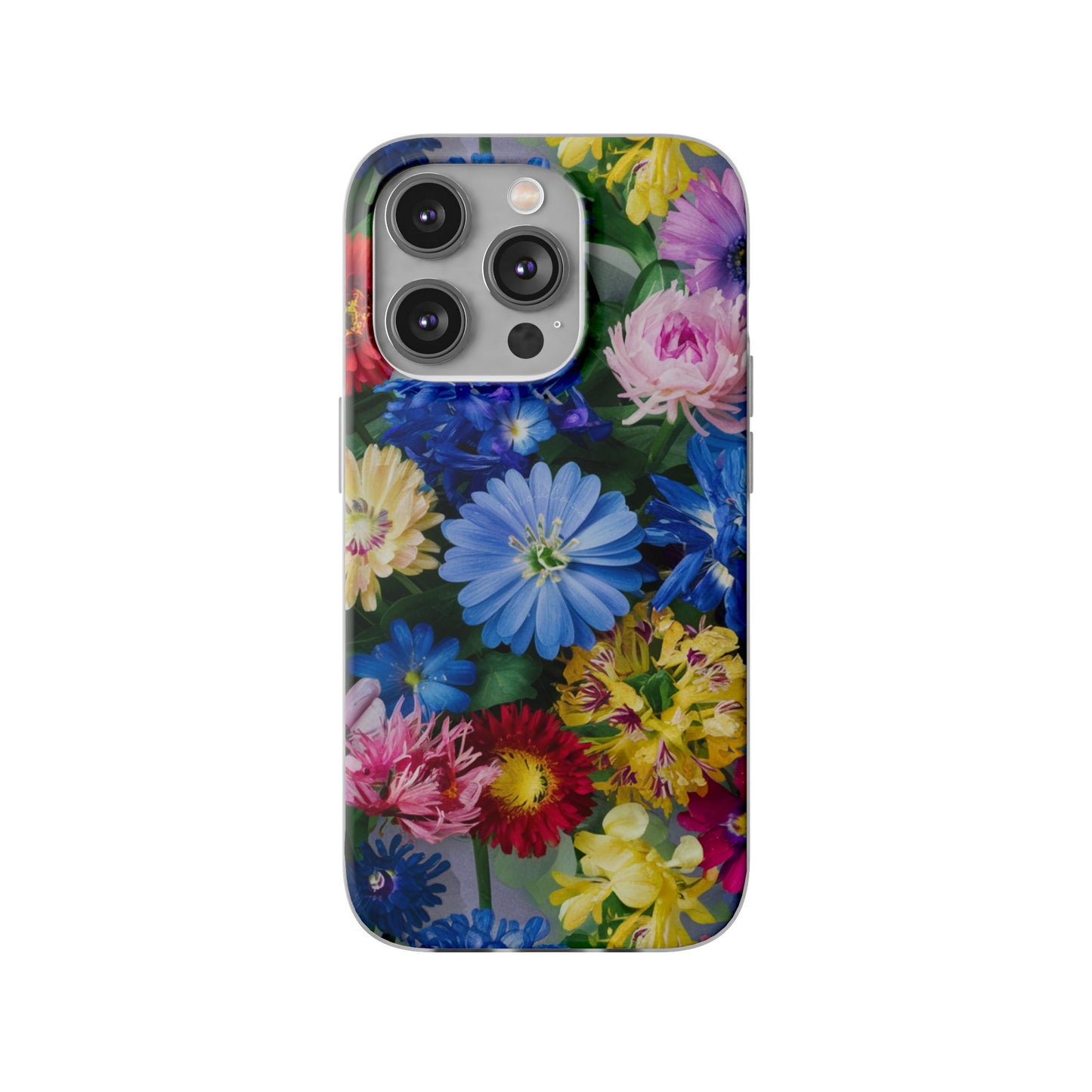 COLOURFUL FLOWER IPHONE FLEXI PHONECASE