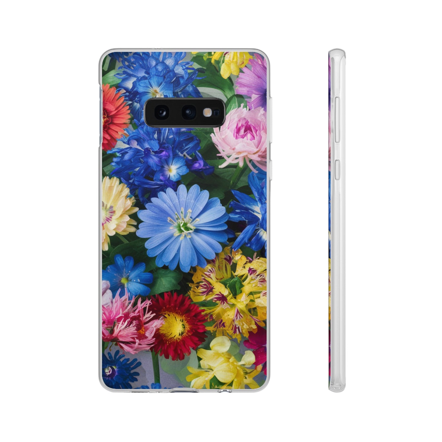 COLOURFUL FLOWER SAMSUNG FLEXI PHONECASE