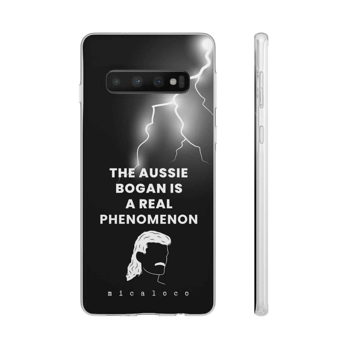 AUSSIE BOGAN PHENOMENON LIGHTENING BLACK FLEXI PH CASE
