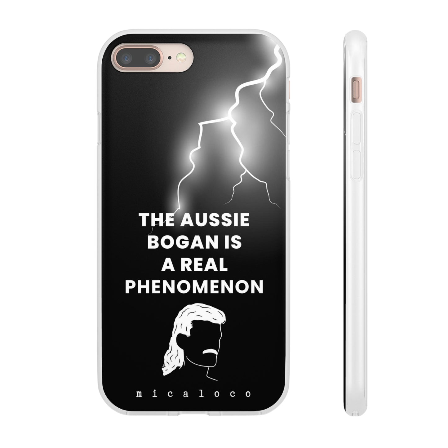 AUSSIE BOGAN PHENOMENON LIGHTENING BLACK FLEXI PH CASE