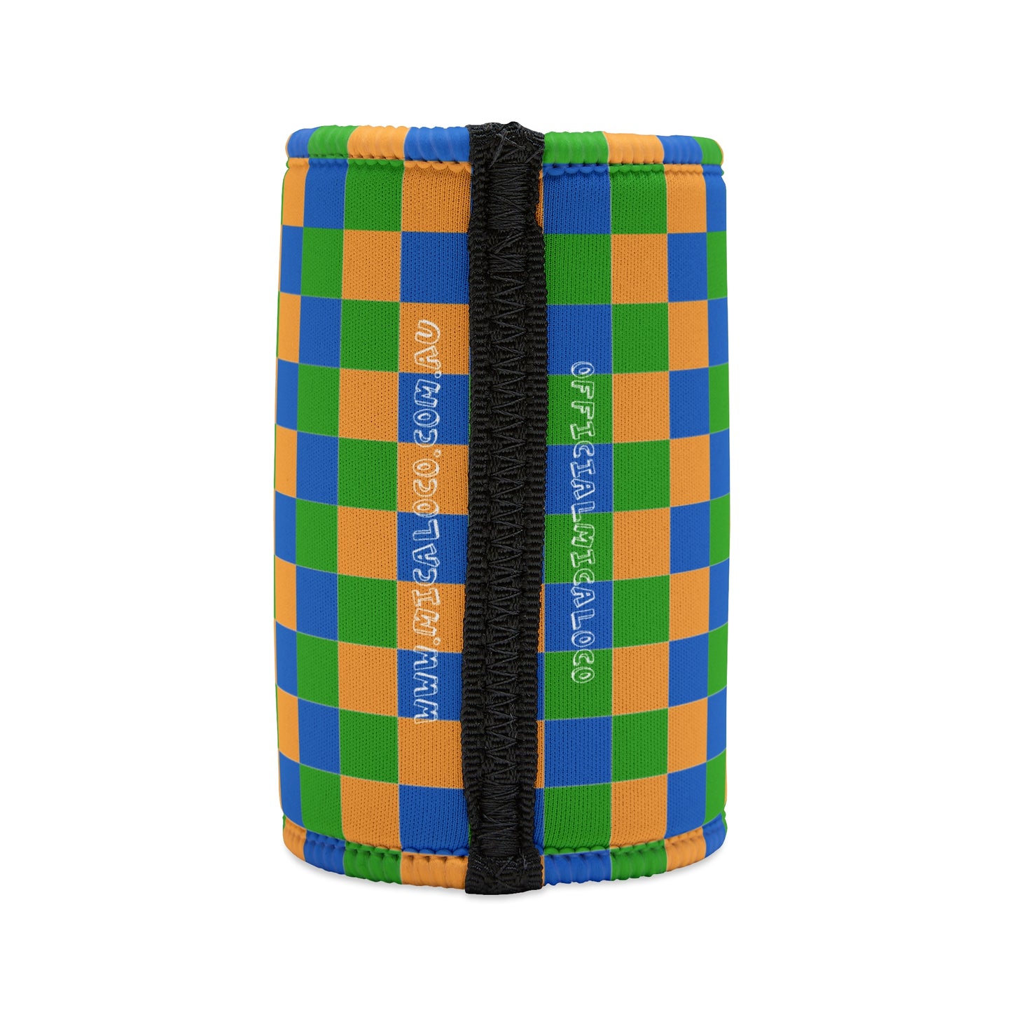 GREATEST DAD EVER CHECKERED STUBBY COOLER