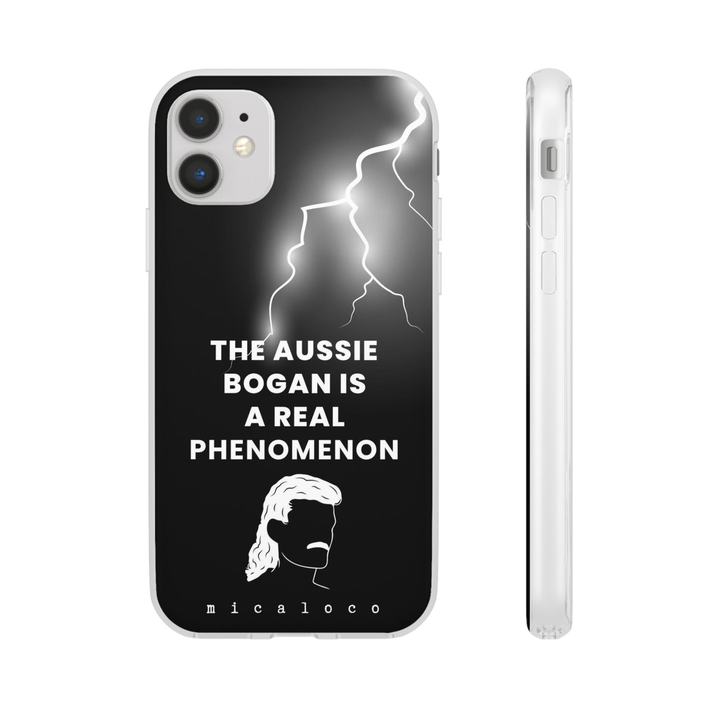 AUSSIE BOGAN PHENOMENON LIGHTENING BLACK FLEXI PH CASE